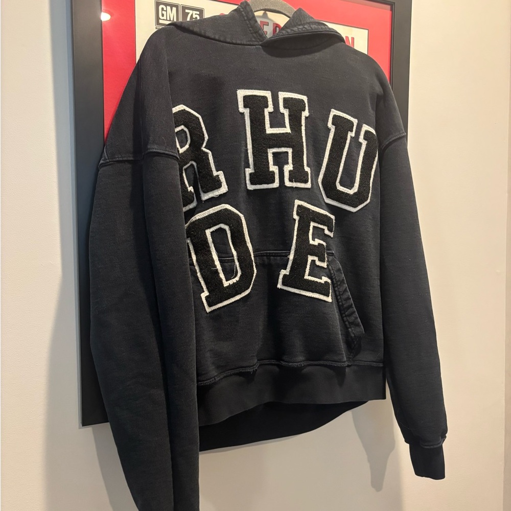 Rhude Charcoal Hoodie